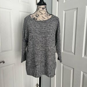August Silk Sweater 3/4 sleeve